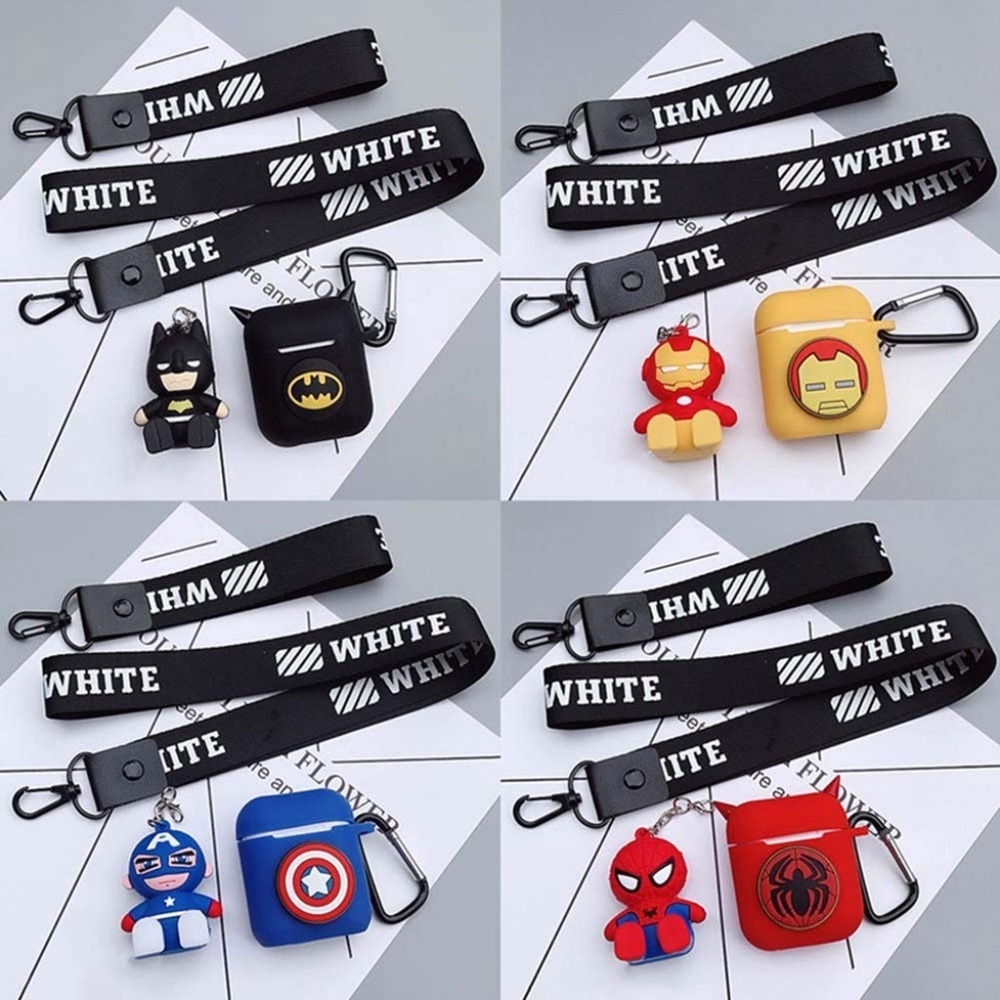 1PC Captain America Airpods 1/2 Case Cover